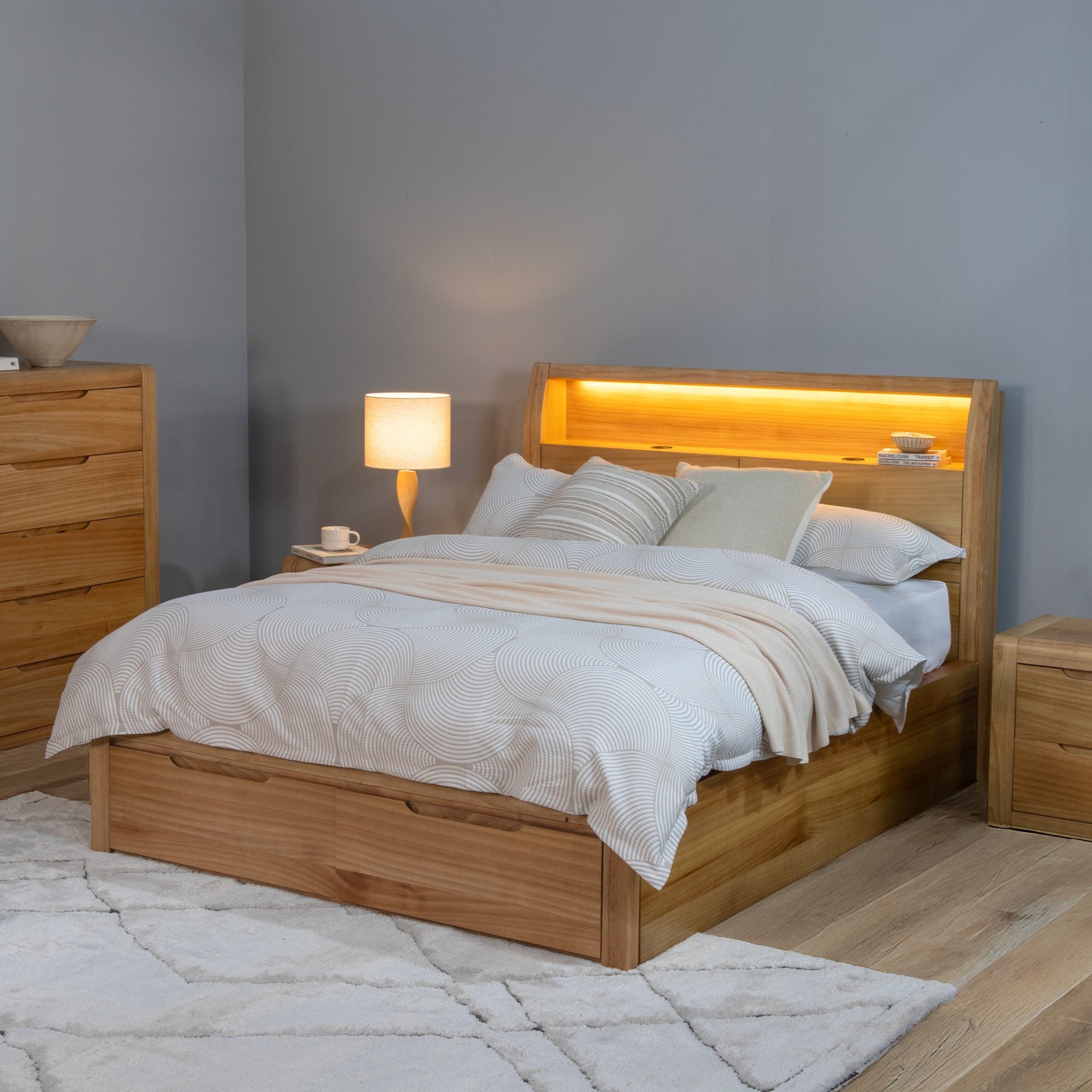 Hayman Wooden Bed Frame