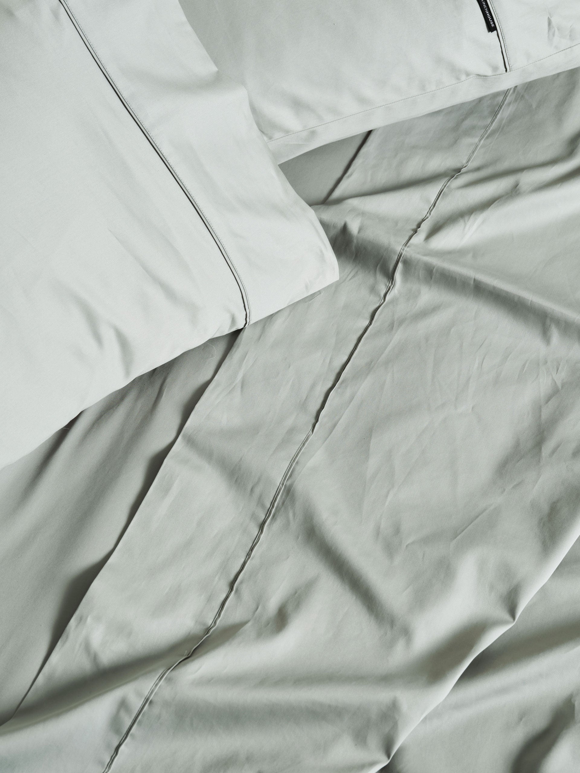 500TC Cotton Sateen Augusta Green Gum King Pillowcase