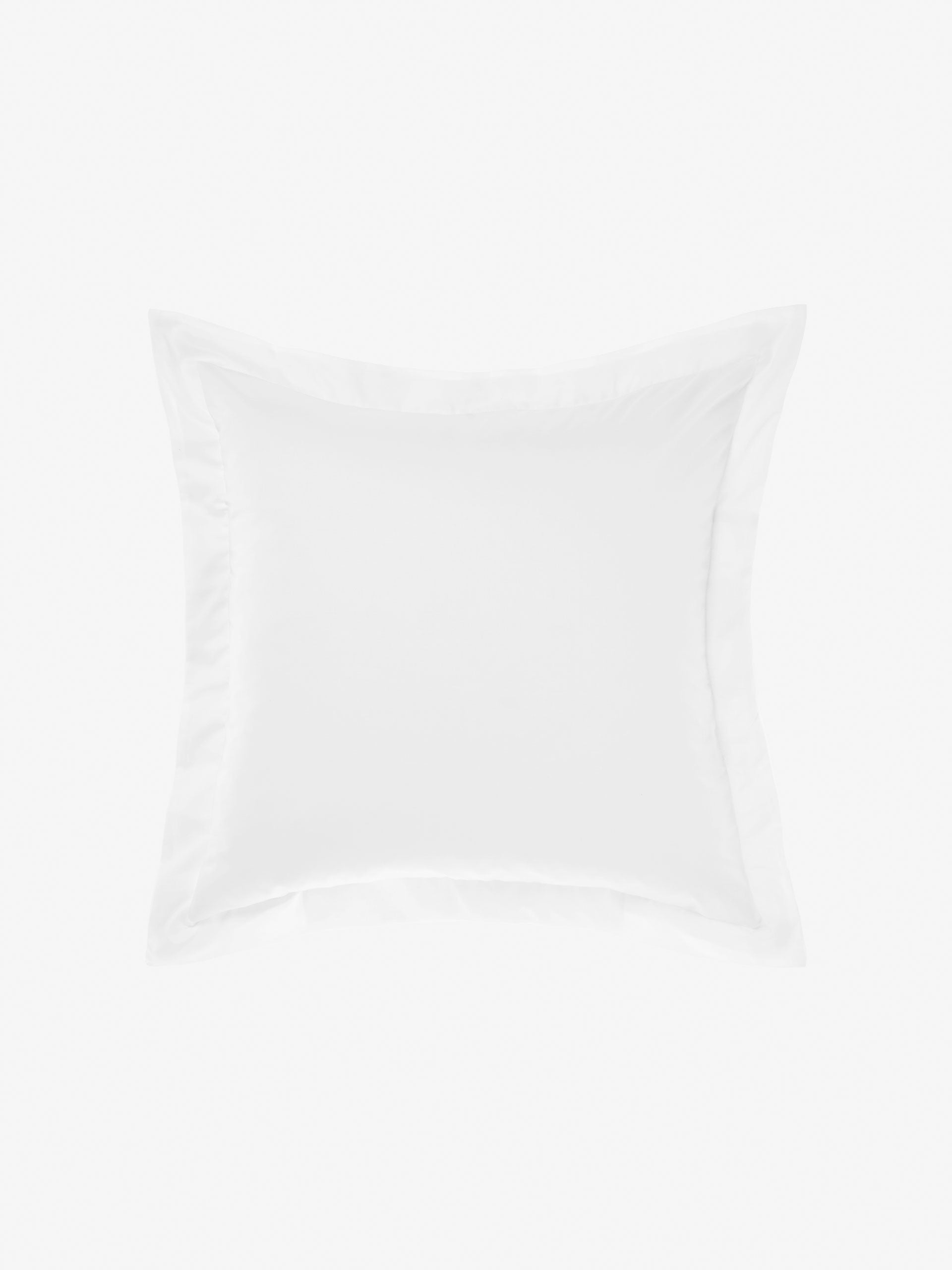 500TC Cotton Sateen Augusta White European Pillowcase