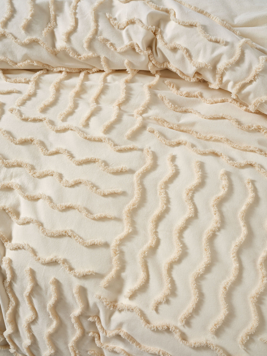 Metung Latte Quilt Cover Set
