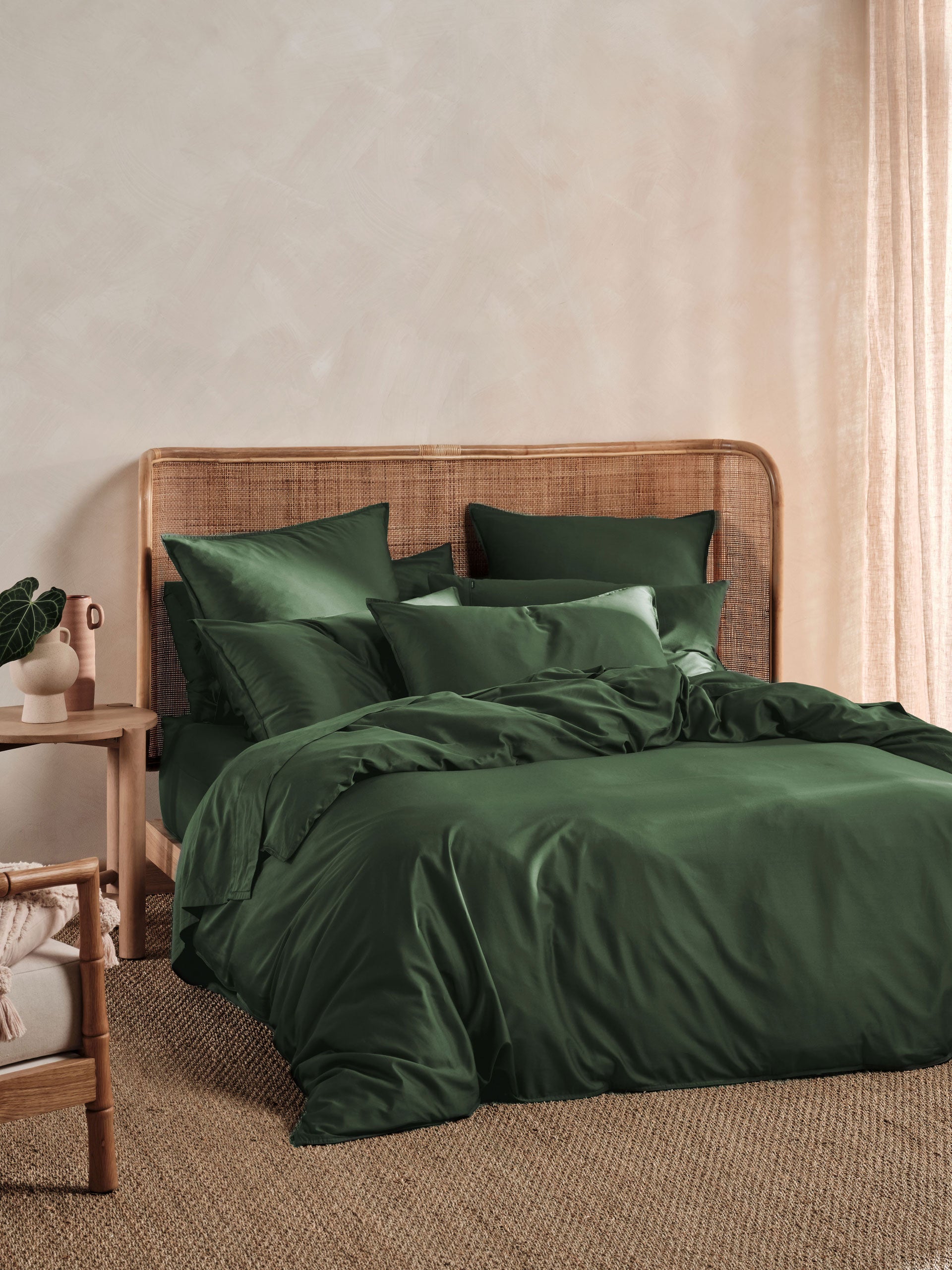 400TC Bamboo/Cotton Nara Forest Quilt Cover Set