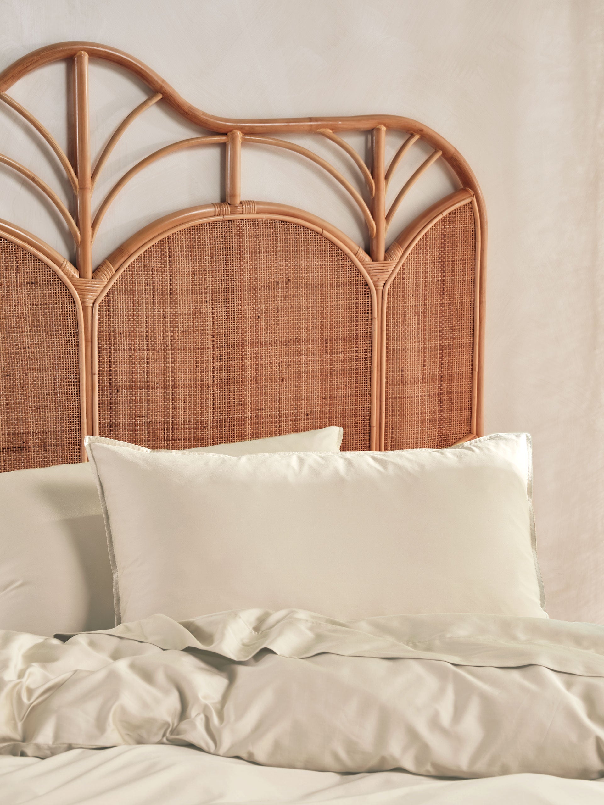400TC Bamboo/Cotton Nara Natural Quilt Cover Set