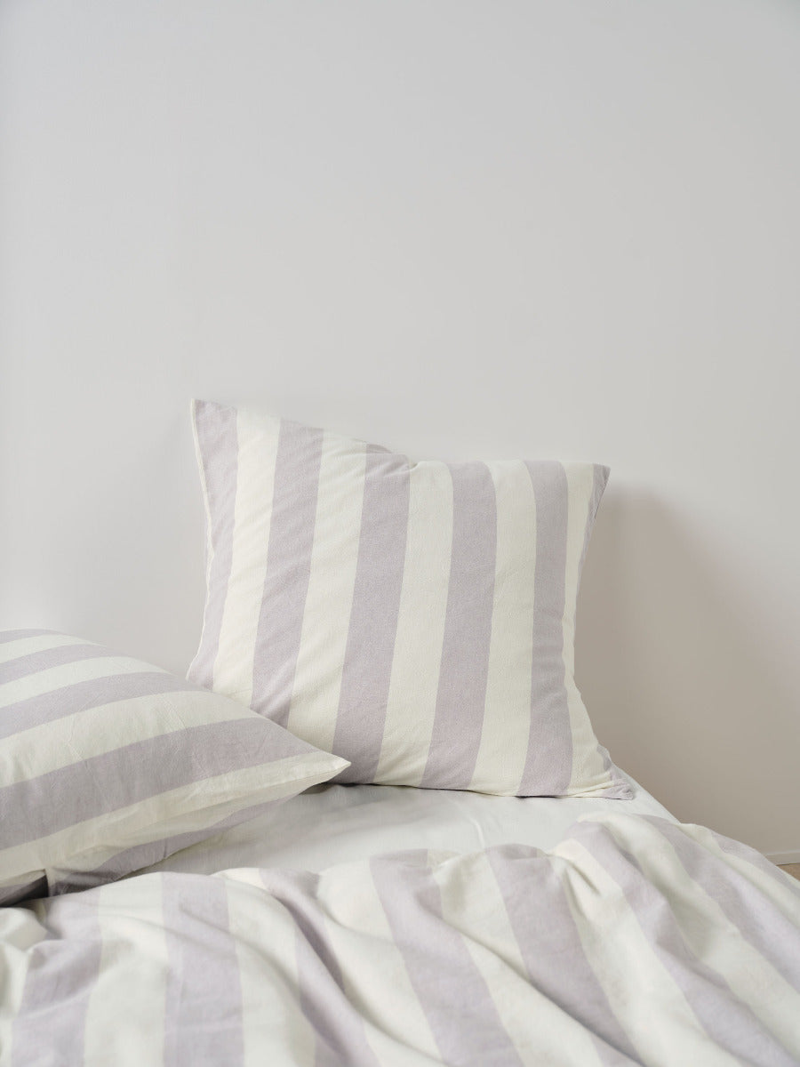 Vintage Stripe Lavender European Pillowcase