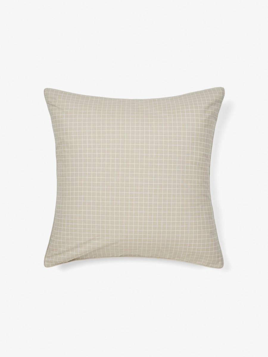 Volley Check Pebble European Pillowcase