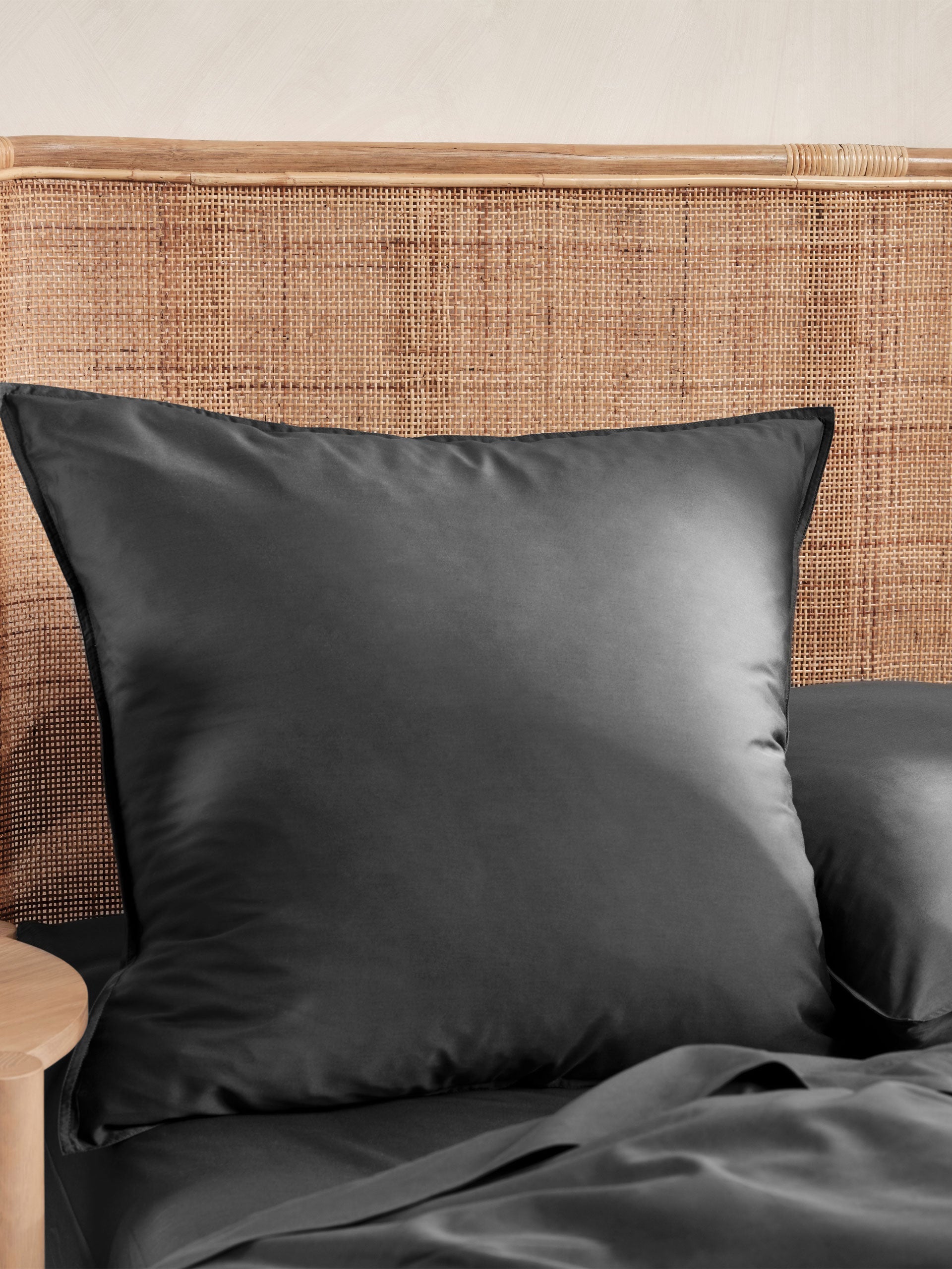 400TC Bamboo/Cotton Nara Charcoal European Pillowcase