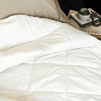 Natural Wool Quilt with Cotton Japara Cover
