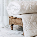 Natural Wool Quilt with Cotton Japara Cover