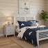 Beach House Bed Frame and Bedside table