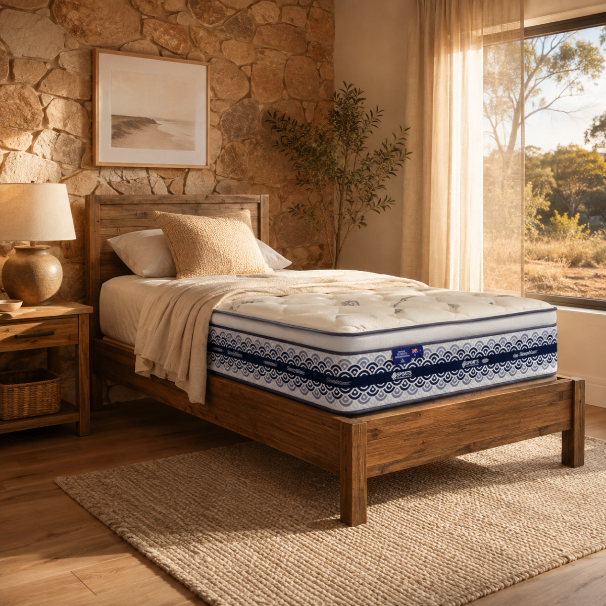 SleepMaker Miracoil Bellingen Medium Mattress Single
