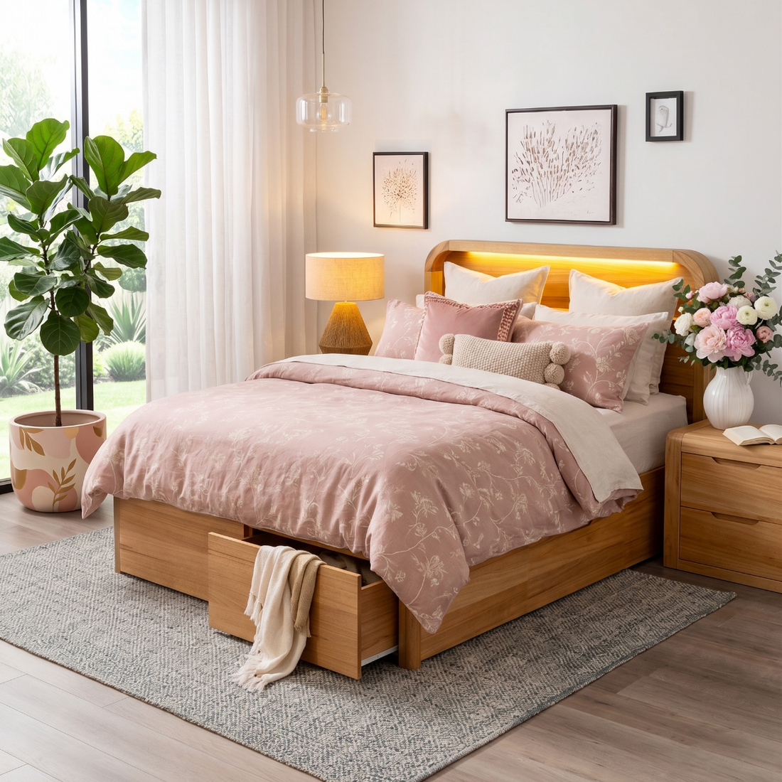 Hamilton Bed With Drawers