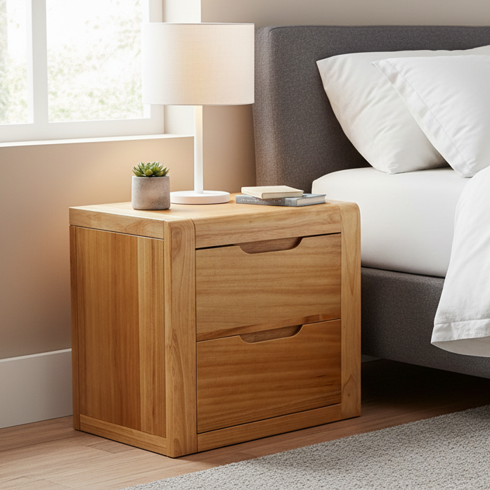 Hayman Bedside Table - Natural Style, Everyday Function – Beds R Us ...