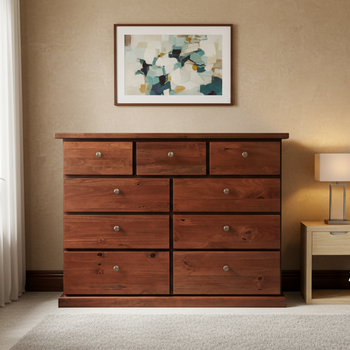 Hunter 9 Drawer Tallboy