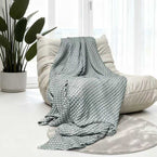 Cotton Bamboo Waffle Blanket