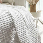 Cotton Bamboo Waffle Blanket