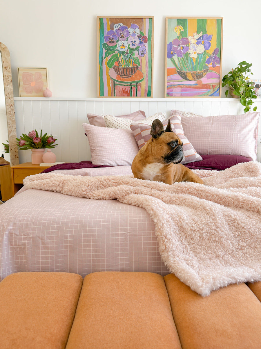 Shetland Blush Throw