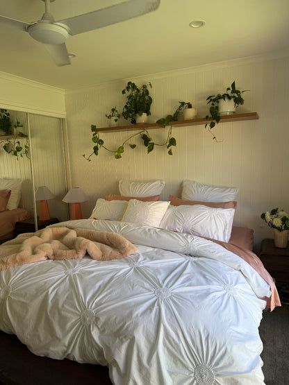 Claudia White Quilt Cover Set