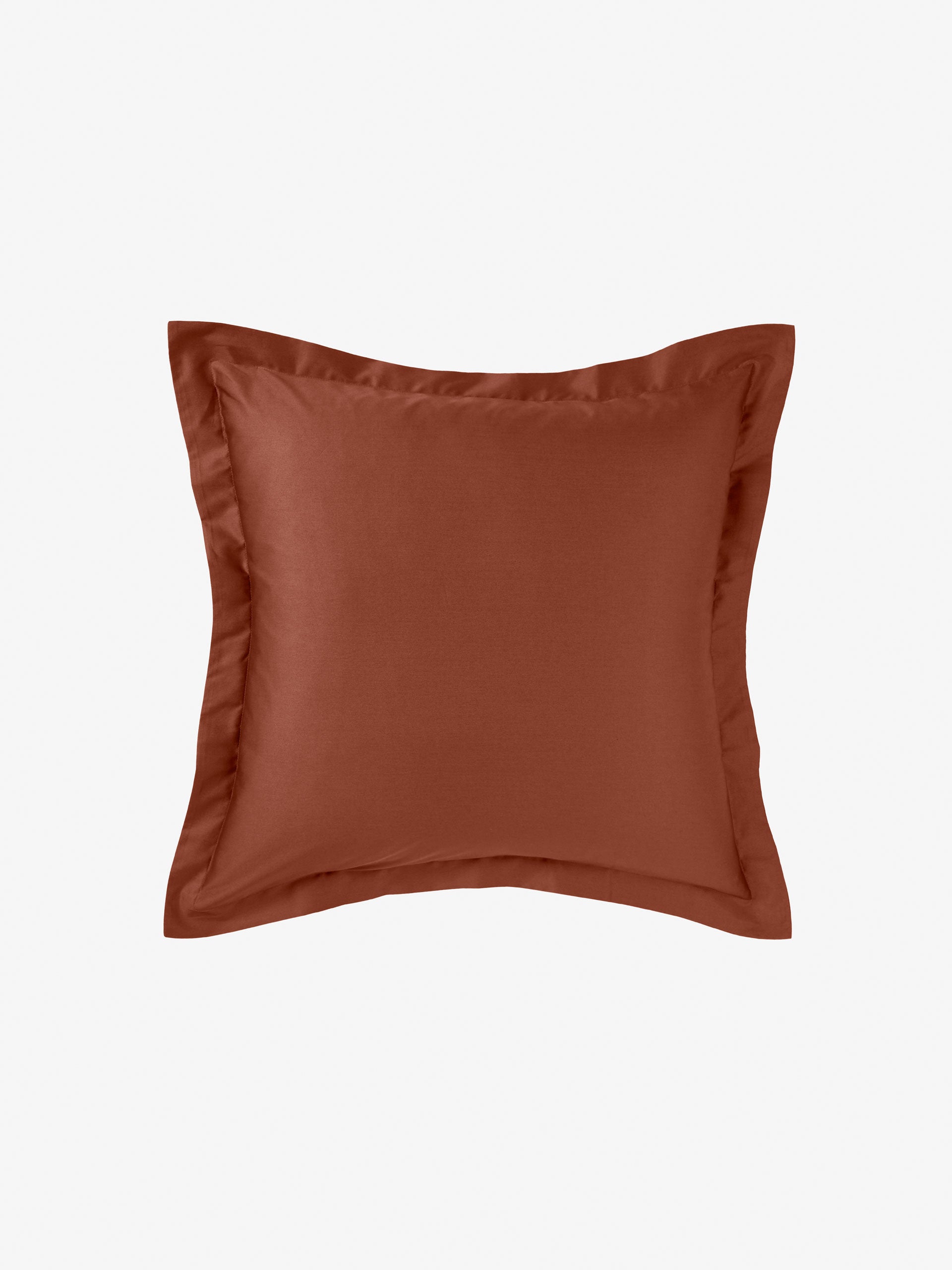 500TC Cotton Sateen Augusta Brick European Pillowcase