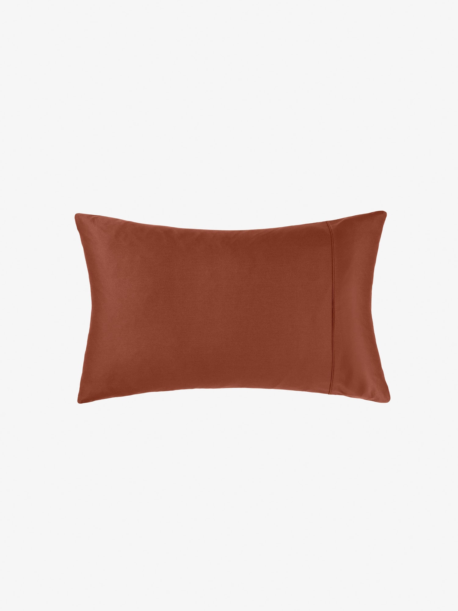 500TC Cotton Sateen Augusta Brick Standard Pillowcase