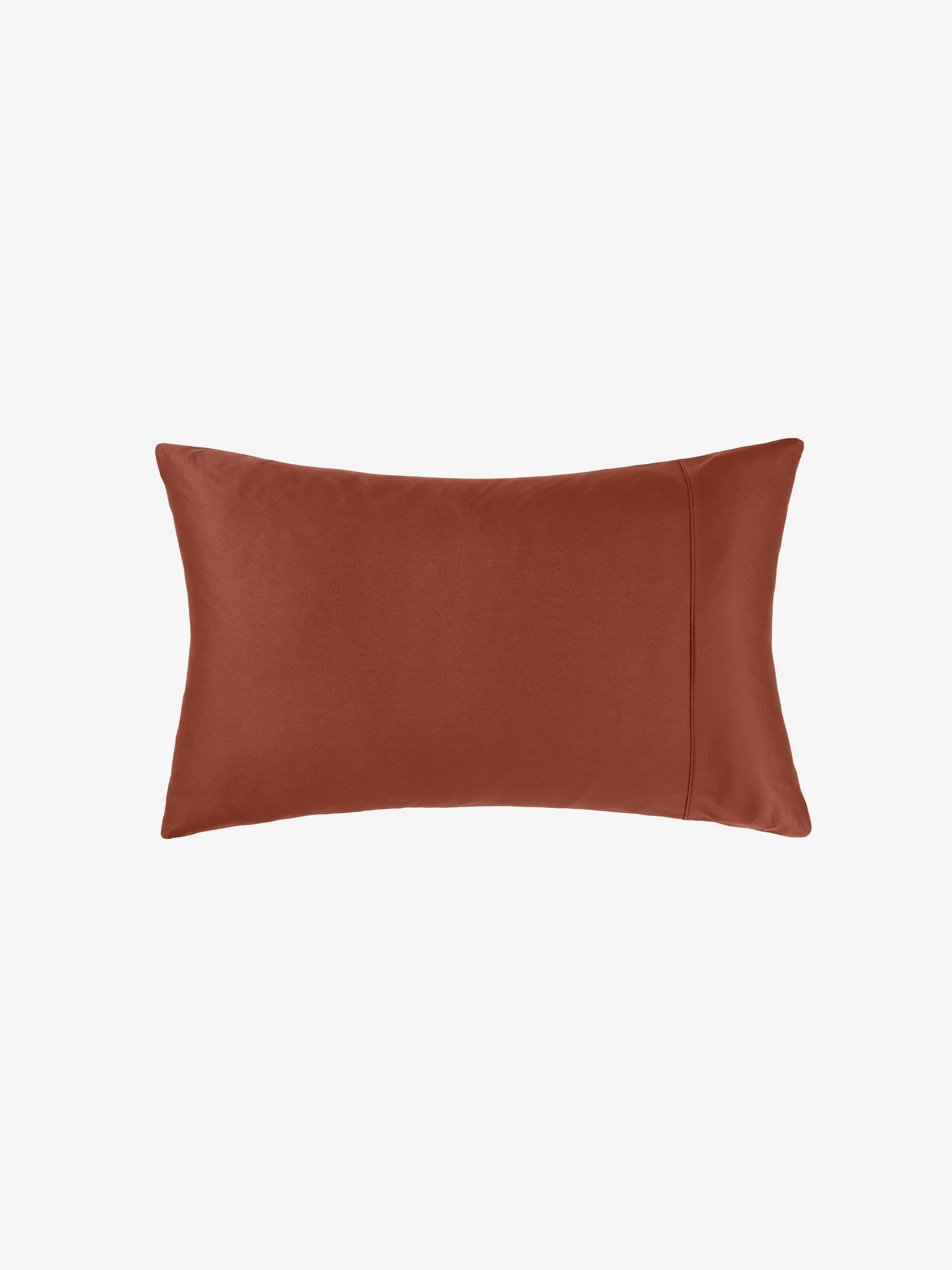 500TC Cotton Sateen Augusta Brick Standard Pillowcase