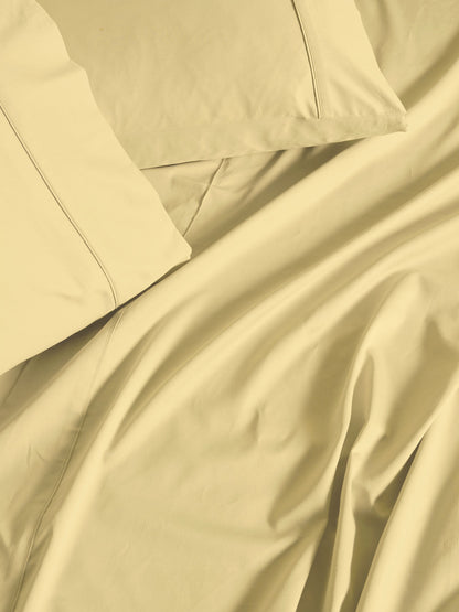 500TC Cotton Sateen Augusta Daffodil Standard Pillowcase