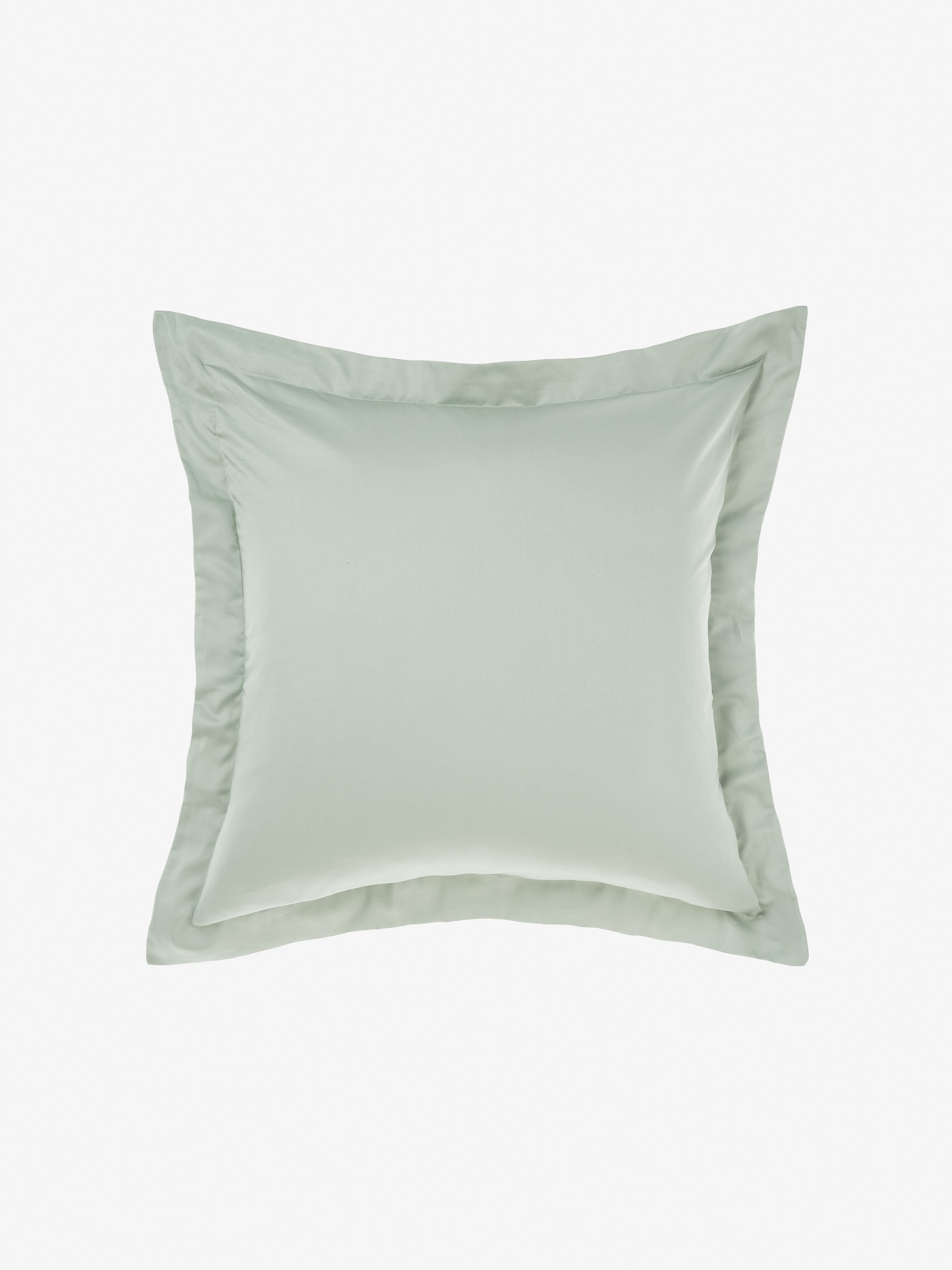 500TC Cotton Sateen Augusta Green Gum European Pillowcase