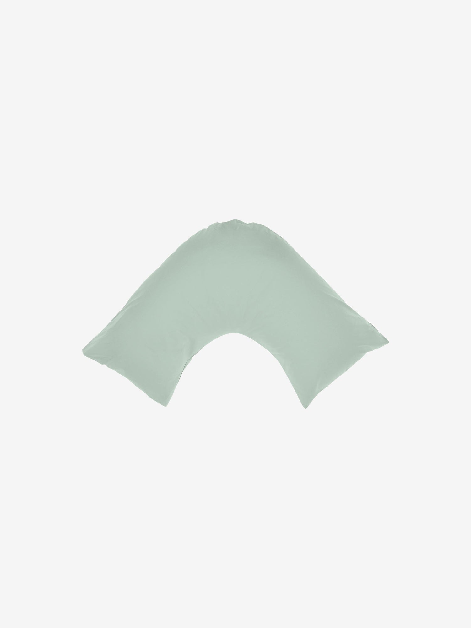 500TC Cotton Sateen Augusta Green Gum U-Shape Pillowcase