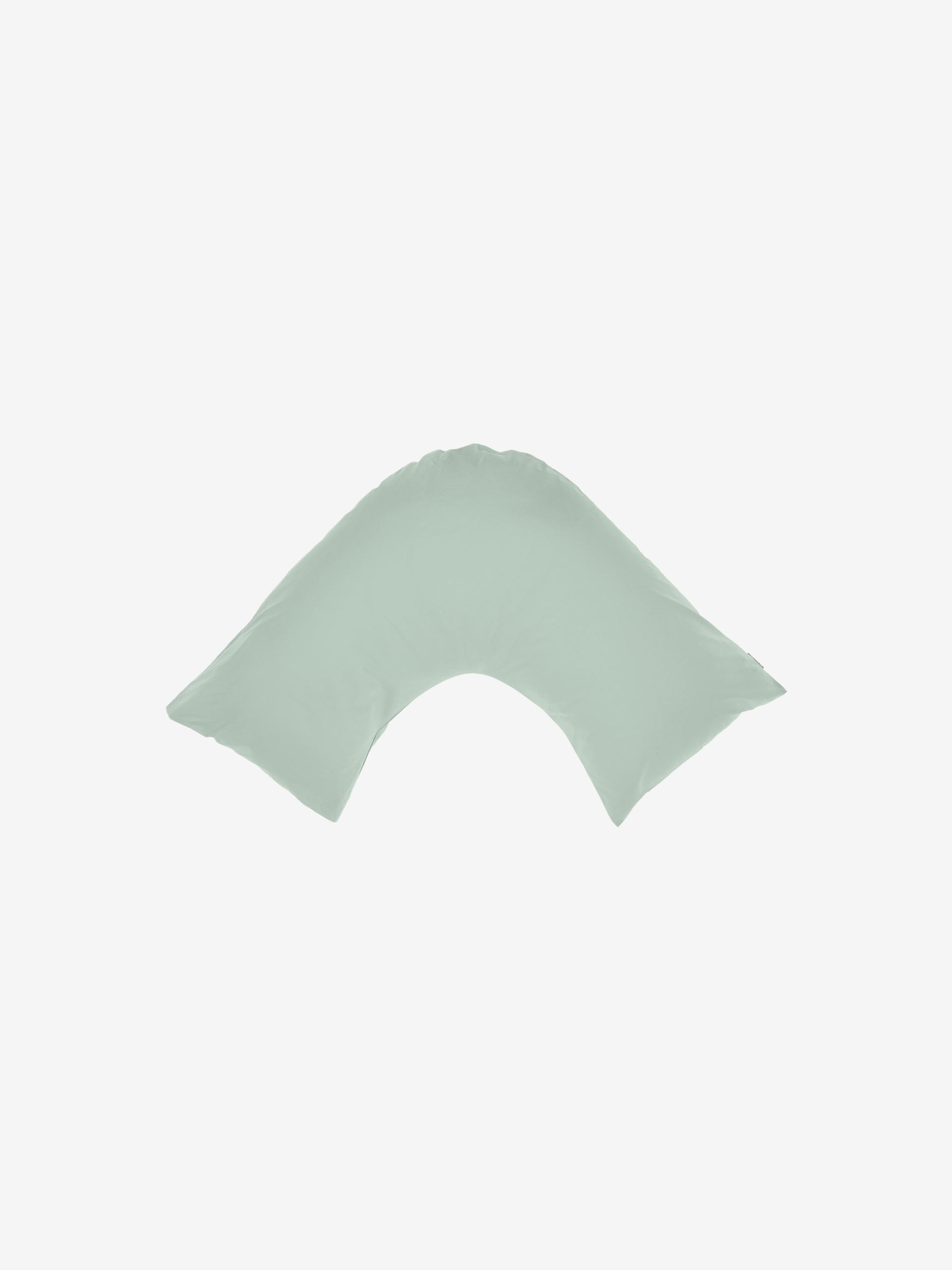 500TC Cotton Sateen Augusta Green Gum U-Shape Pillowcase