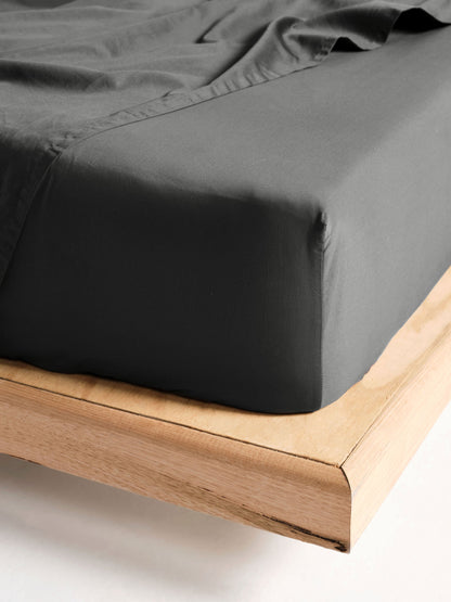 500TC Cotton Sateen Augusta Magnet Fitted Sheet 50cm