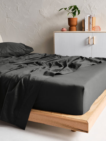 500TC Cotton Sateen Augusta Magnet Fitted Sheet 50cm