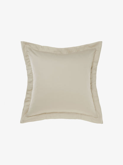 500TC Cotton Sateen Augusta Natural European Pillowcase
