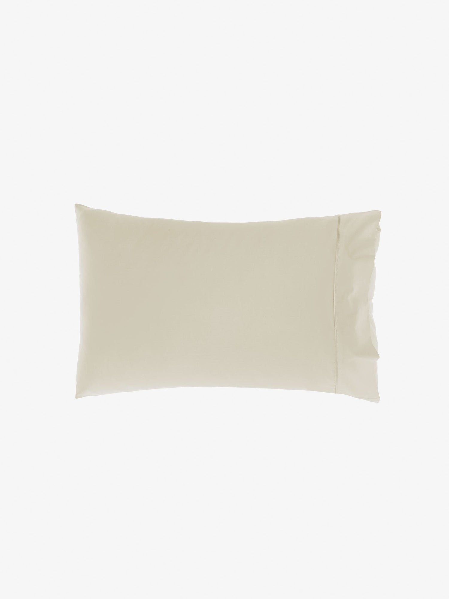 500TC Cotton Sateen Augusta Natural King Pillowcase