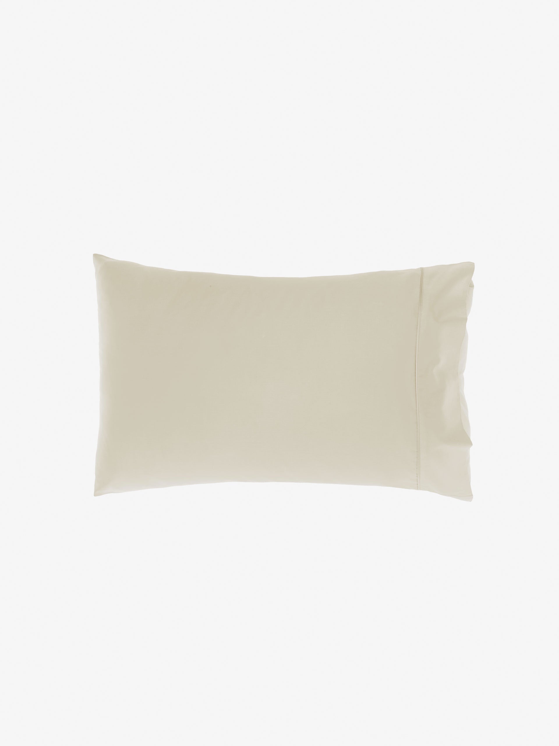 500TC Cotton Sateen Augusta Natural King Pillowcase