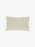 500TC Cotton Sateen Augusta Natural King Pillowcase