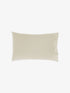 500TC Cotton Sateen Augusta Natural Standard Pillowcase