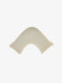 500TC Cotton Sateen Augusta Natural U-Shaped Pillowcase