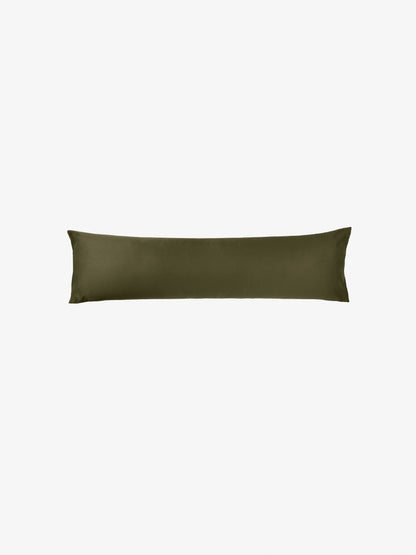 500TC Cotton Sateen Augusta Olive Body Pillowcase
