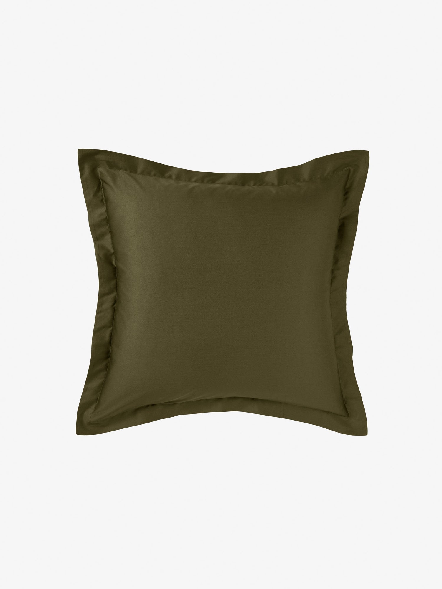 500TC Cotton Sateen Augusta Olive European Pillowcase