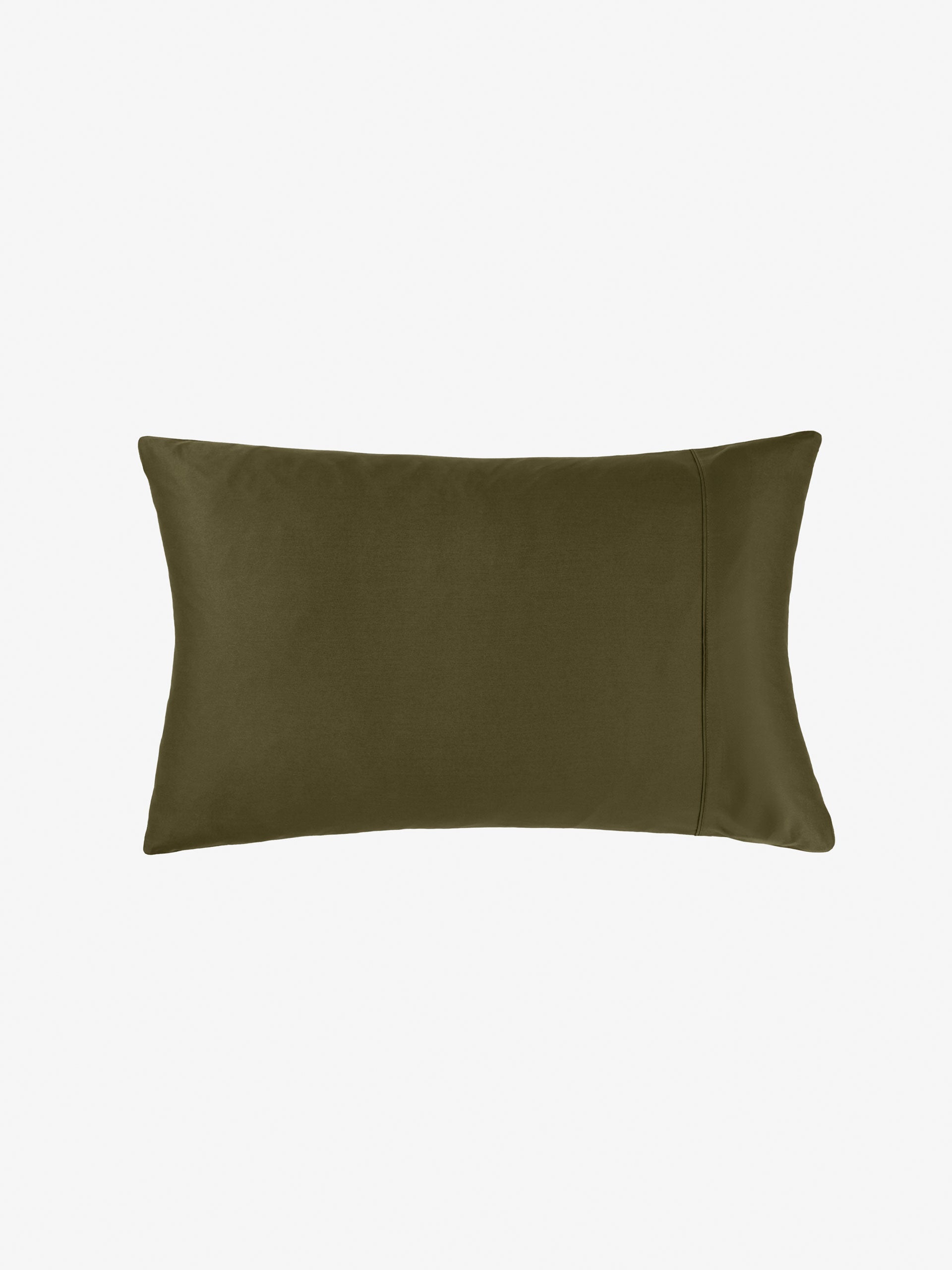 500TC Cotton Sateen Augusta Olive King Pillowcase