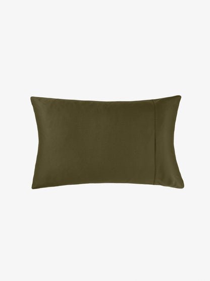 500TC Cotton Sateen Augusta Olive King Pillowcase