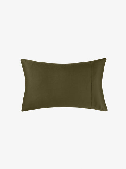500TC Cotton Sateen Augusta Olive Standard Pillowcase