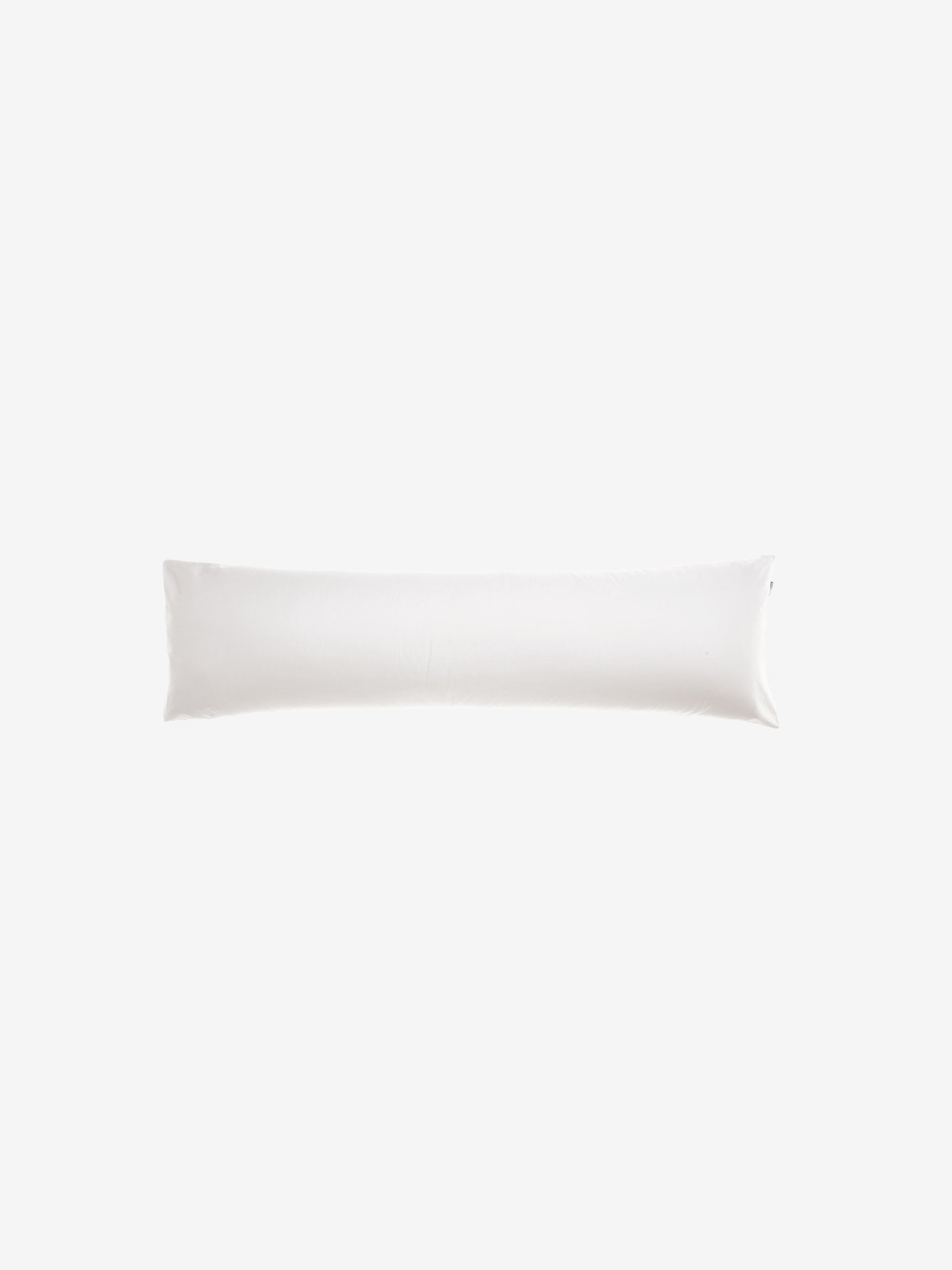 500TC Cotton Sateen Augusta White Body Pillowcase