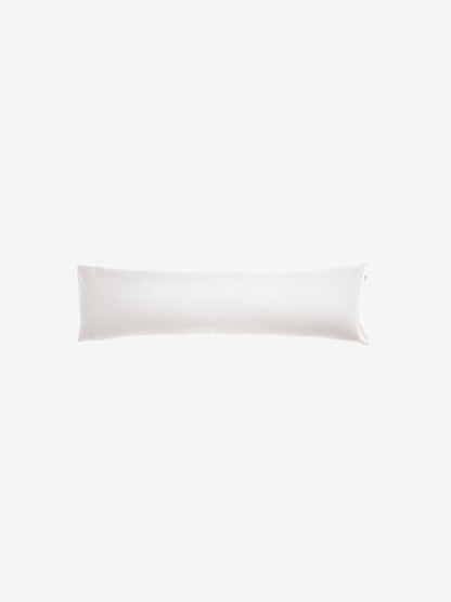 500TC Cotton Sateen Augusta White Body Pillowcase