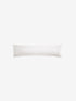 500TC Cotton Sateen Augusta White Body Pillowcase