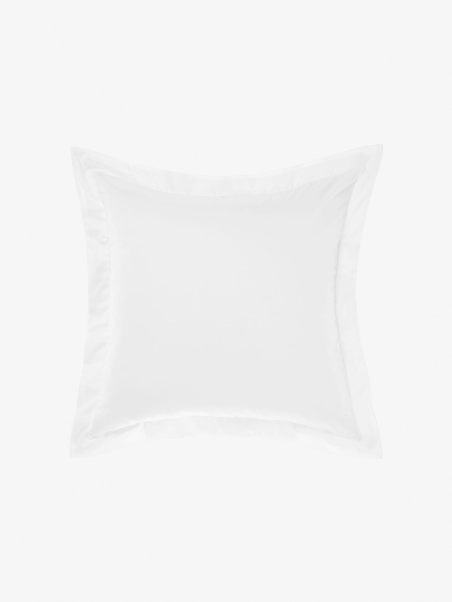500TC Cotton Sateen Augusta White European Pillowcase