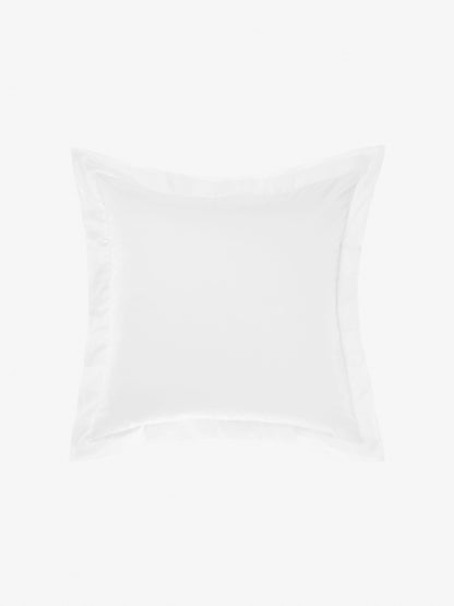 500TC Cotton Sateen Augusta White European Pillowcase