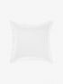 500TC Cotton Sateen Augusta White European Pillowcase