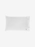 500TC Cotton Sateen Augusta White Standard Pillowcase