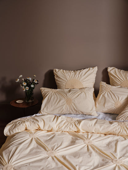 Claudia Peach Quilt Cover Set