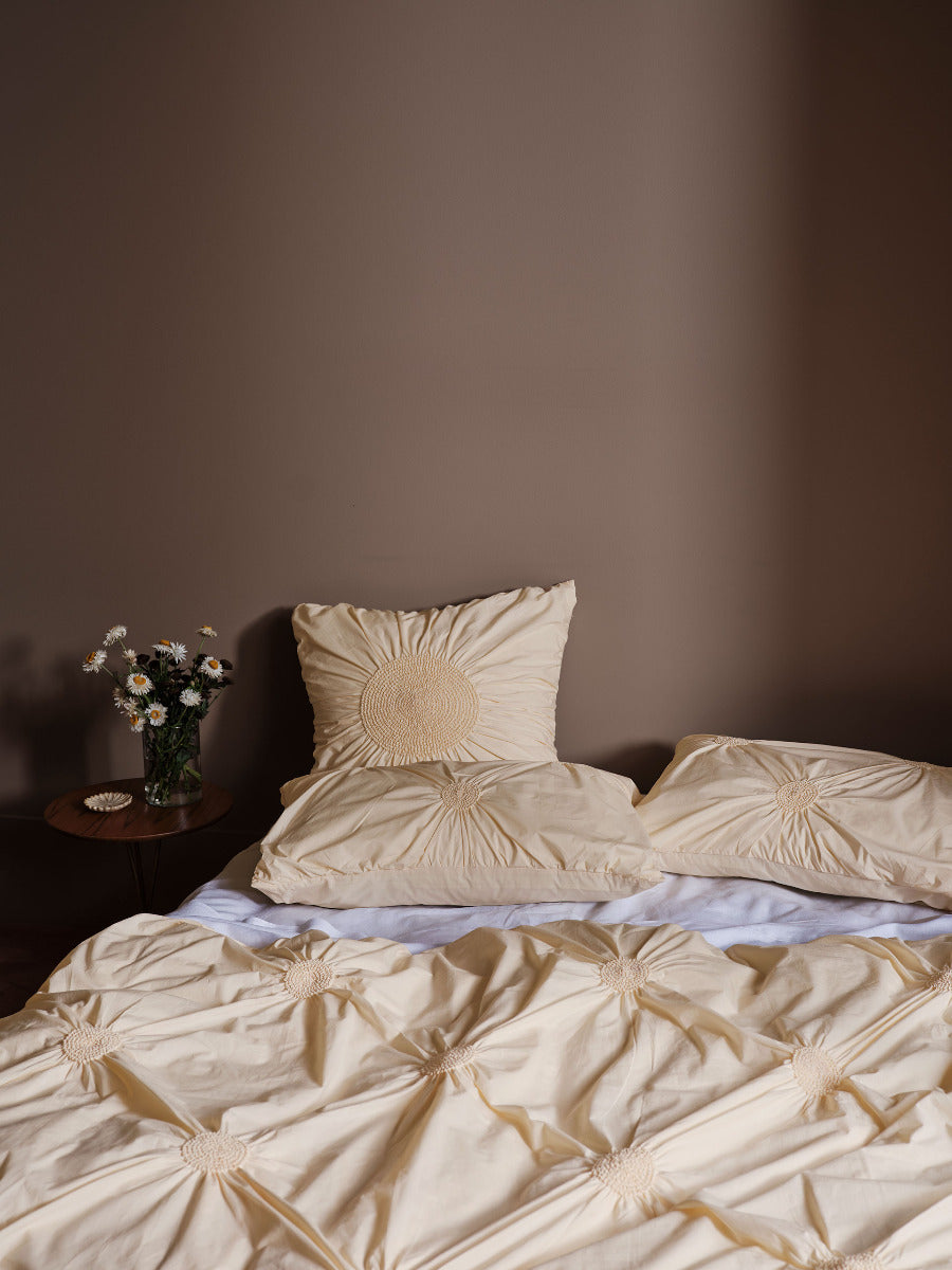 Claudia Peach European Pillowcase