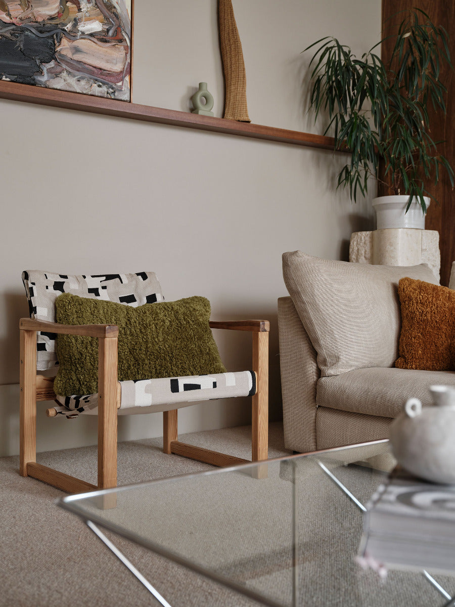 Shetland Olive Cushion 40x60cm
